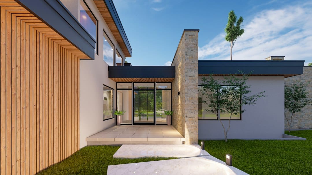 Modern semi-detached landed home with tropical garden in a mature Singapore District 11 estate